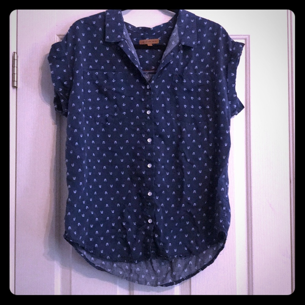 Jachs Girlfriend Short Sleeve Button Down